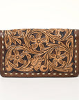 American Darling ORGANISER Upcycled Wool Genuine Leather women bag western handbag purse