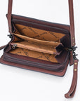 American Darling Organizer Saddle Blanket Genuine Leather Western Women Bag Handbag Purse | for Cute Travel