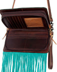 American Darling Organizer Hair On Genuine Leather Western Women Bag Handbag Purse | for Cute Travel