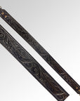 American Darling ADBT111-28 Hand Tooled Genuine Leather Crossbody Handle Strap For Bags