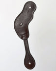Western Leather Spur Straps Diamond Sparkle Carved Spur Straps Hilason