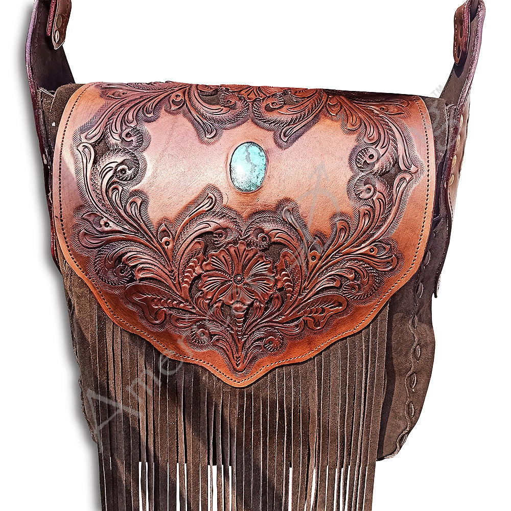 American Darling  Tote Hand Tooled Genuine Leather Women Bag Western Handbag Purse
