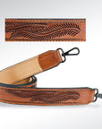 American Darling Hand Tooled Genuine Leather Crossbody Handle Strap for Bags Phone Keychain Wallet Purse Clutch Cellphone