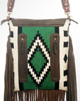 American Darling Cross Body Saddle Blanket Genuine Leather women bag western handbag purse