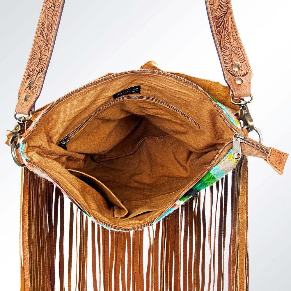 American Darling Cross Body Saddle Blanket Genuine Leather women bag western handbag purse