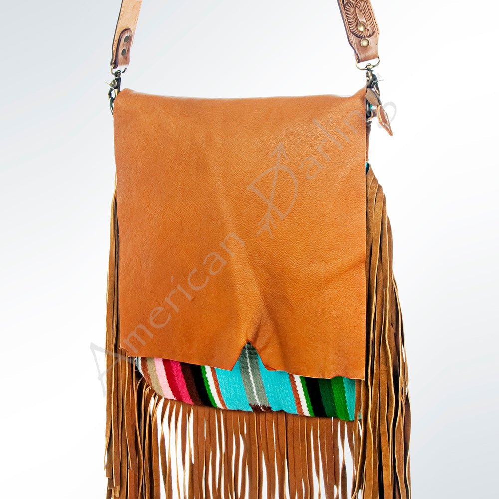 American Darling Cross Body Saddle Blanket Genuine Leather women bag western handbag purse