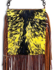 American Darling ADBGZ152 Large Crossbody Hair-On Genuine Leather Women Bag Western Handbag Purse