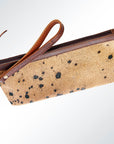 American Darling ADBG344BRAC1 Wristlet Hair On Genuine Leather Women Bag Western Handbag Purse