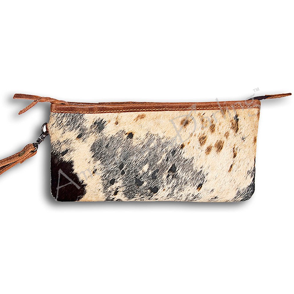 American Darling Wristlet Genuine Leather Women Bag W. Handbag Purse –