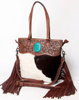 American Darling Cross Body I Hand Tooled Hair-On Genuine Leather Women Bag Western Handbag Purse