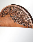 American Darling Taco Hand Tooled Genuine Leather Women Bag Western Handbag Purse
