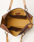 American Darling Hand Tooled Hair On Genuine Leather Women Bag Western Handbag Purse