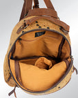 American Darling Hand Tooled Hair On Genuine Leather Women Bag Western Handbag Purse