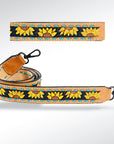 American Darling ADSTF101 Hand Tooled Genuine Leather Crossbody Handle Strap For Bags