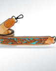 American Darling ADSTF107 Hand Tooled Genuine Leather Crossbody Handle Strap For Bags