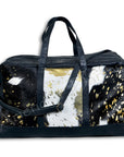 American Darling ADBGS174DACGO Duffel Hair On Genuine Leather Women Bag Western Handbag Purse