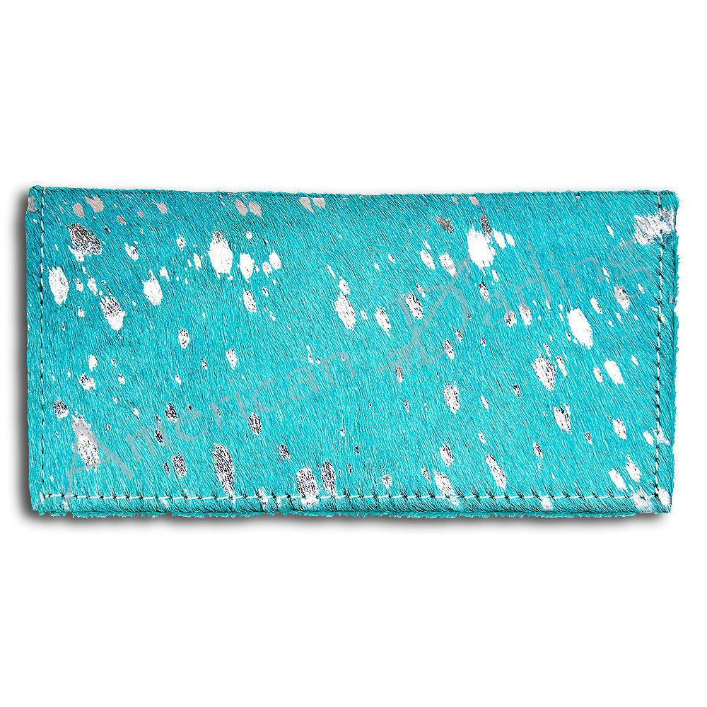 Hair On Genuine Leather Wallet For Women Western Style Purse