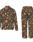 Baha Ranch Colores De Mexico - Mexican Culture Satin Pajamas
