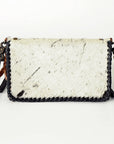 American Darling ORGANISER Upcycled Wool Genuine Leather women bag western handbag purse