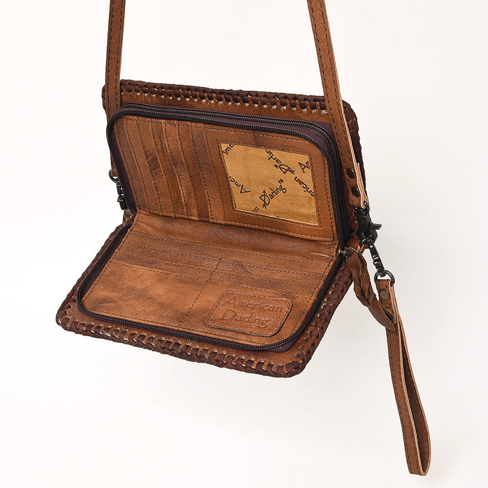 American Darling Organiser Hair On Genuine Leather women bag western handbag purse