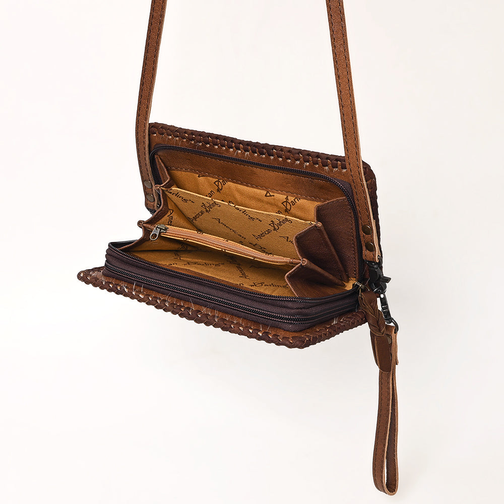 American Darling Organiser Hair On Genuine Leather women bag western handbag purse