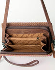 American Darling Organizer Saddle Blanket Genuine Leather Western Women Bag Handbag Purse | for Cute Travel