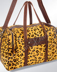 American Darling Duffel Hair On Genuine Leather Women Bag Western Handbag Purse