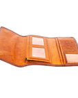 American Darling ADBG486A Wallet Hand Tooled Genuine Leather Women Bag Western Handbag Purse