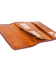 American Darling ADBG486A Wallet Hand Tooled Genuine Leather Women Bag Western Handbag Purse