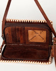 American Darling Organizer Saddle Blanket Genuine Leather Western Women Bag Handbag Purse | for Cute Travel