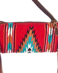 American Darling ADBGZ157DAR2 Clutch Hand Tooled Saddle Blanket Genuine Leather Women Bag Western Handbag Purse