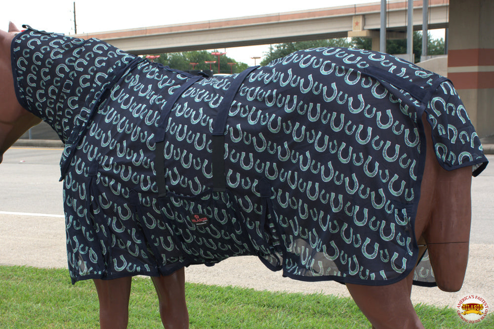 HILASON Horse Fly Sheet UV Protect Breathable Mesh Bug Mosquito Spring | Summer Horse Rug | Fly Rug