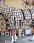 Horse Fly Sheet Uv Protect Mesh Bug Mosquito Summer Plaid