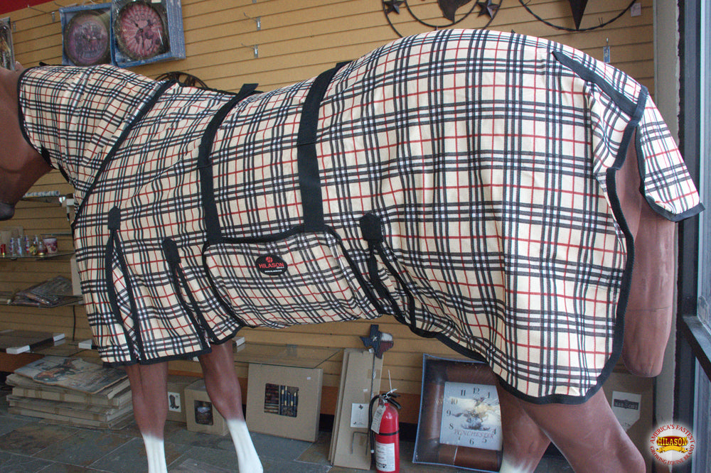 HILASON Horse Fly Sheet UV Protect Breathable Mesh Bug Mosquito Spring | Summer Horse Rug | Fly Rug