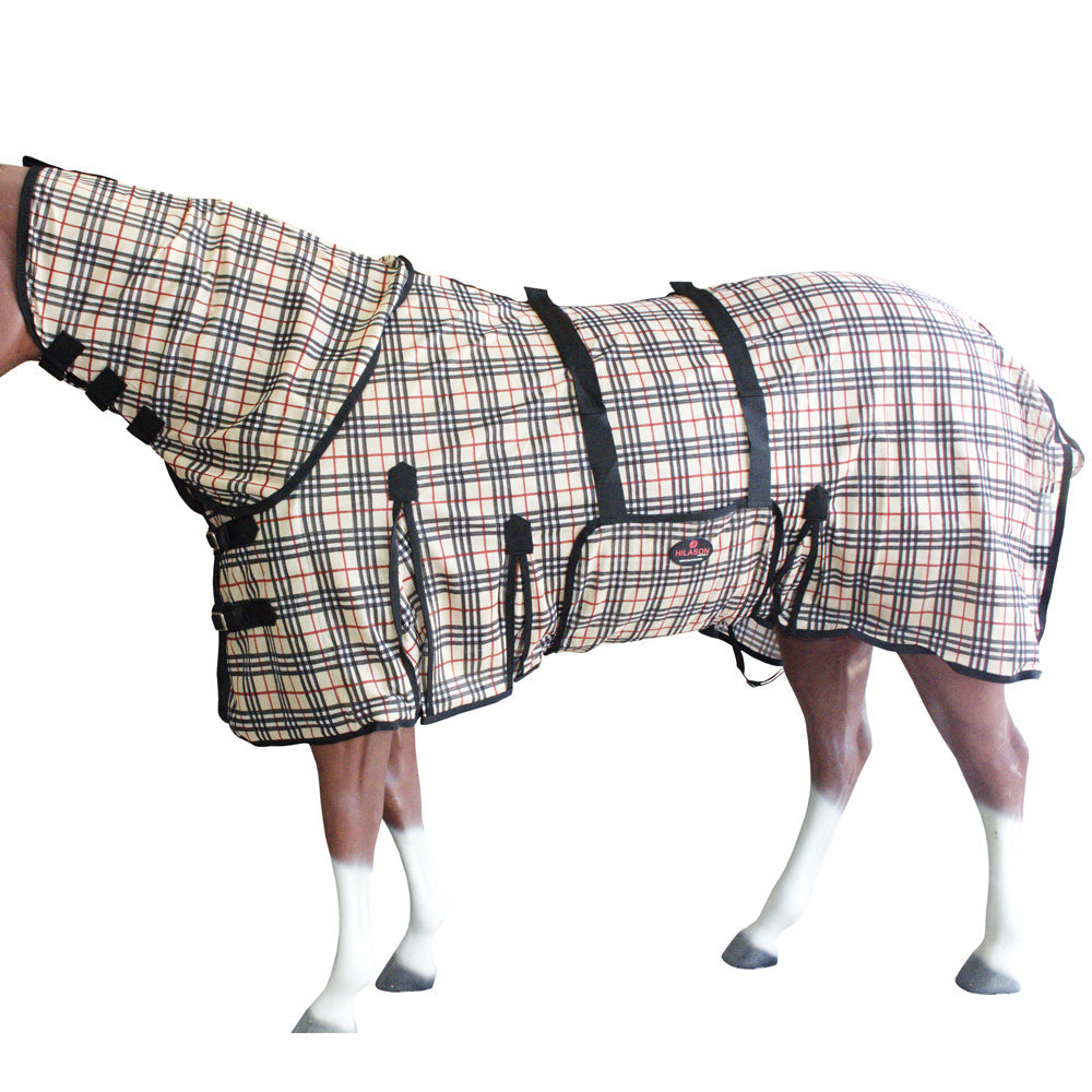 HILASON Horse Fly Sheet UV Protect Breathable Mesh Bug Mosquito Spring | Summer Horse Rug | Fly Rug