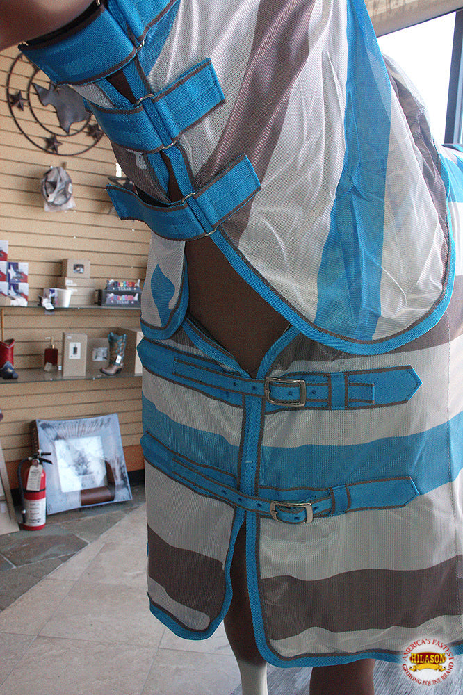 HILASON Horse Fly Sheet UV Protect Breathable Mesh Bug Mosquito Spring | Summer Horse Rug | Fly Rug