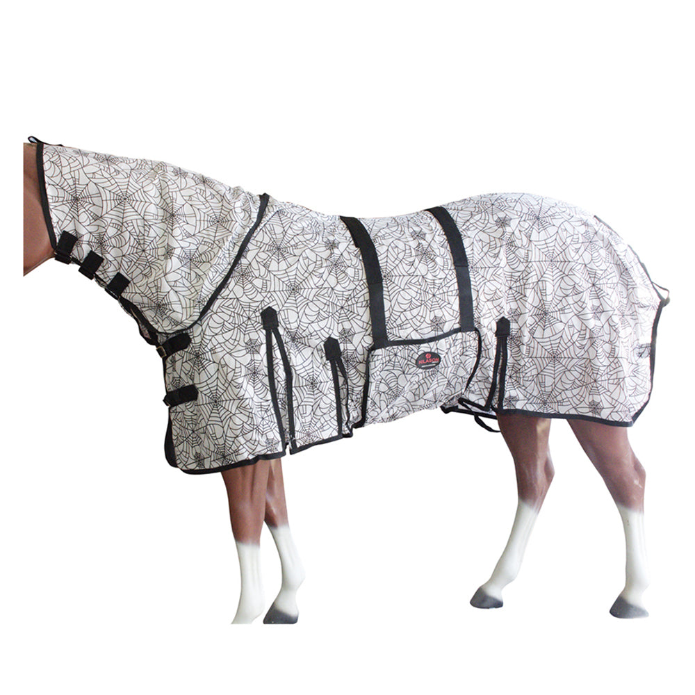 HILASON Horse Fly Sheet UV Protect Breathable Mesh Bug Mosquito Spring | Summer Horse Rug | Fly Rug