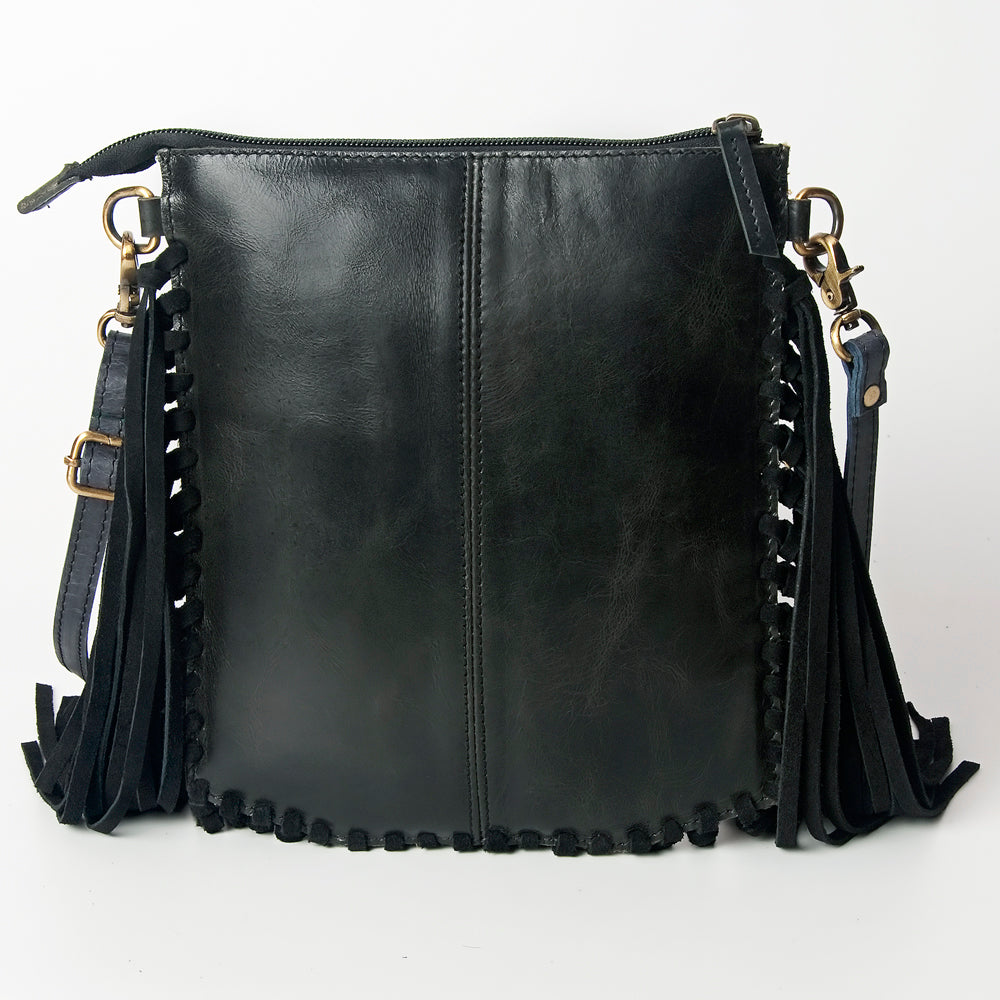 American Darling Cross Body Hair on Genuine Leather Western Women Bag | Black Handbag Purse Crossbody for Cute