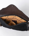 American Darling ADBGD113 Envelope Hand Tooled Genuine Leather Women Bag Western Handbag Purse