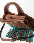 American Darling ADBGH117 Clutch Hand Tooled Genuine Leather Women Bag Western Handbag Purse