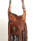 American Darling Crossbody Hand Tooled Genuine Leather Western Women Bag Handbag Purse | for Cute