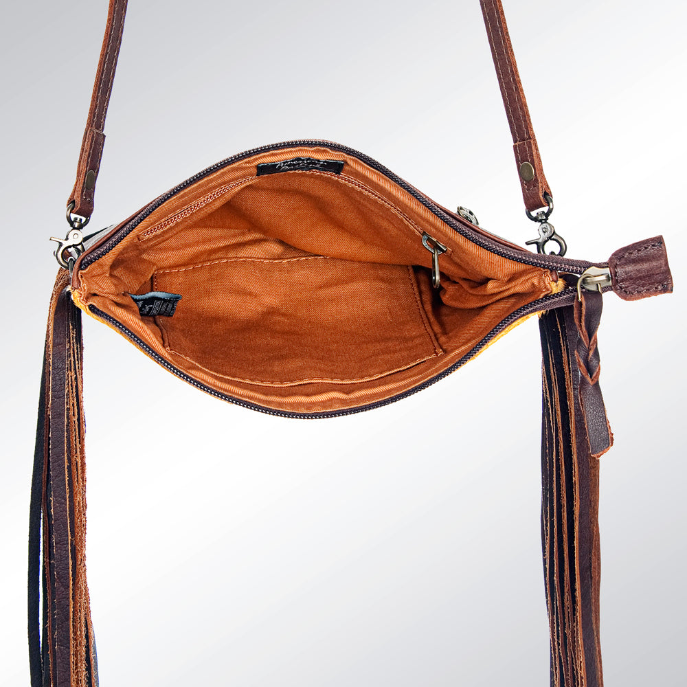 American Darling Small Crossbody Saddle Blanket Genuine Leather women bag western handbag purse