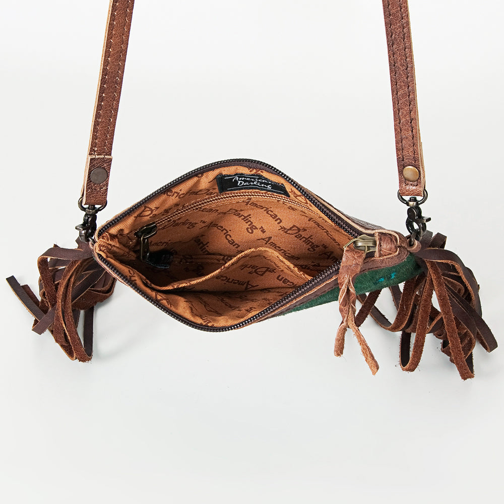 American Darling Small Crossbody Hair On Genuine Leather Women Bag Western Handbag Purse