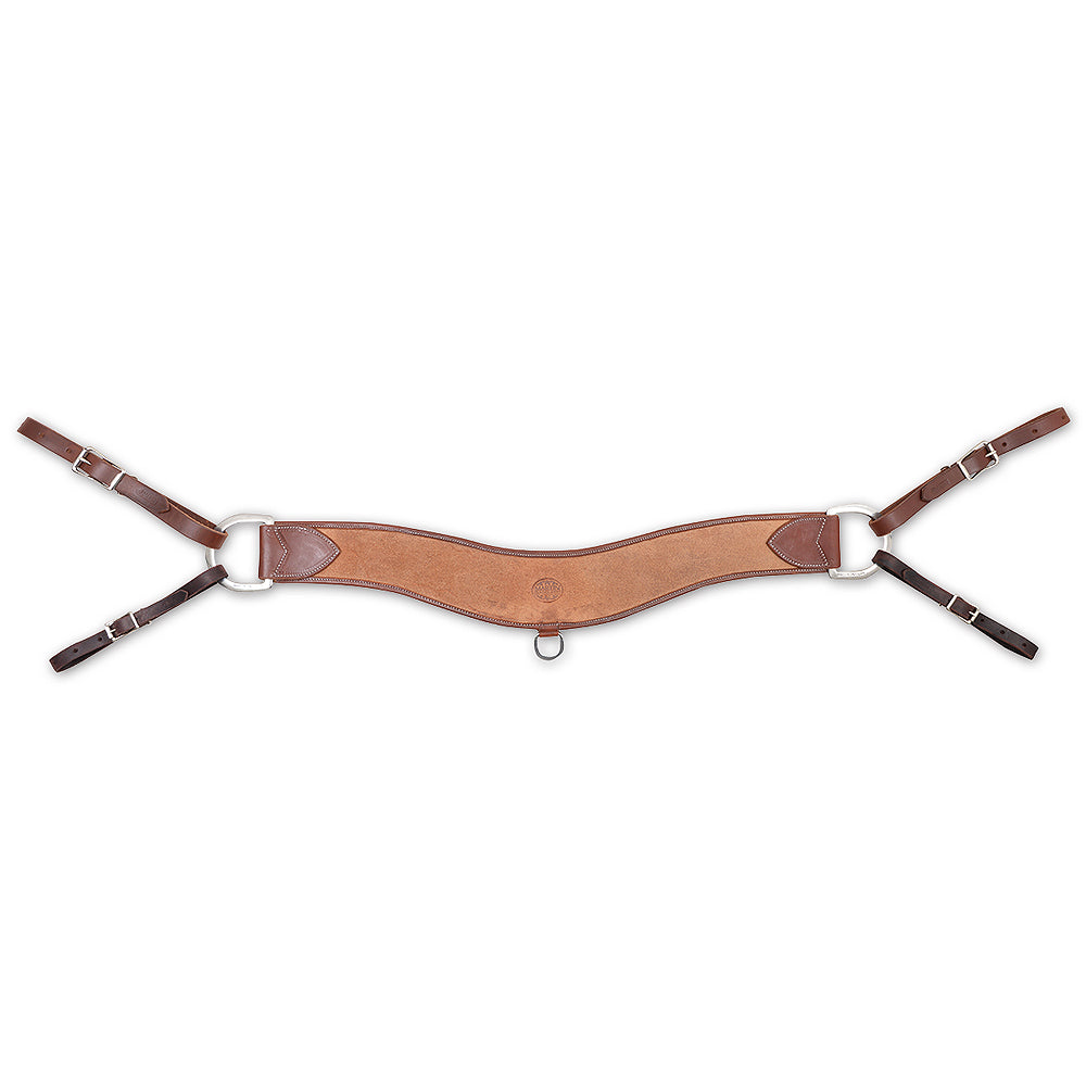 Martin Saddlery 4-Inch Steer Roper Breastcollar - Rough Out