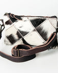 American Darling ADBGZ162 Small Crossbody Hair-On Genuine Leather Women Bag Western Handbag Purse