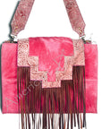 American Darling ADBGZ164 Tote Hand Tooled Genuine Leather Women Bag Western Handbag Purse
