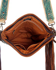 ADBG507 American Darling Hand Tooled Genuine Leather Women Bag Western Handbag Purse
