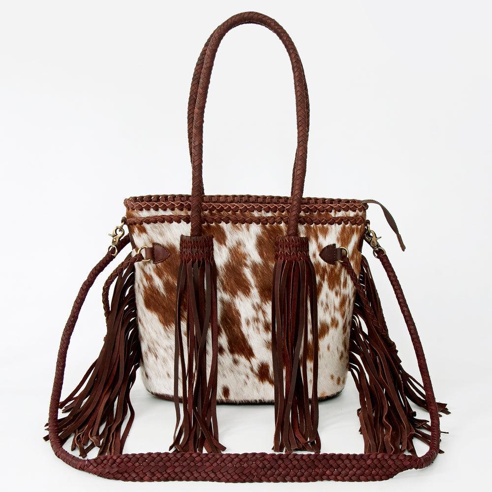 American Darling ADBGD117 Tote Hair-On Genuine Leather Women Bag Western Handbag Purse
