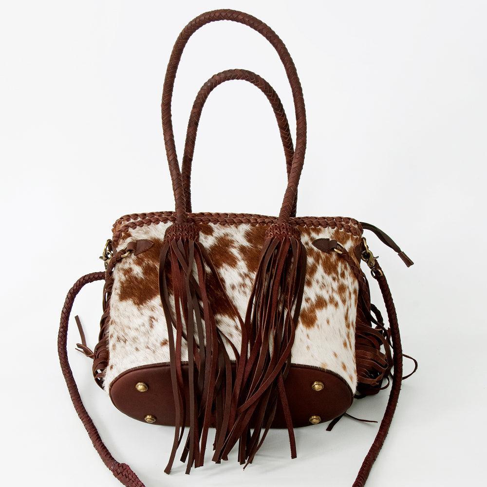 American Darling ADBGD117 Tote Hair-On Genuine Leather Women Bag Western Handbag Purse