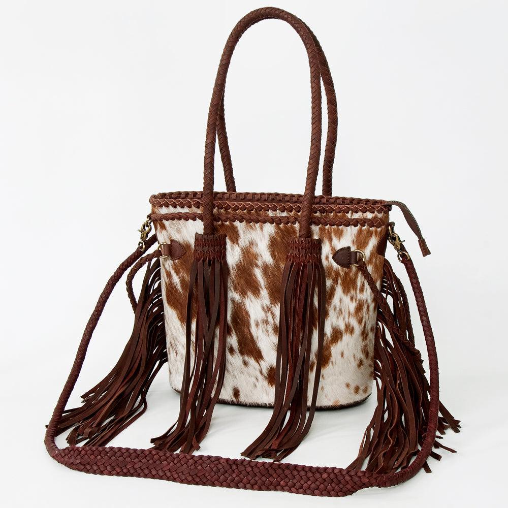 American Darling ADBGD117 Tote Hair-On Genuine Leather Women Bag Western Handbag Purse
